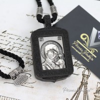 Икона Казанская Божья Матерь ручной работы №12
